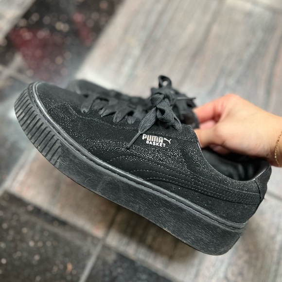PUMA Basket Platform Reset Sneakers Size 6.5 - Picture 5 of 5